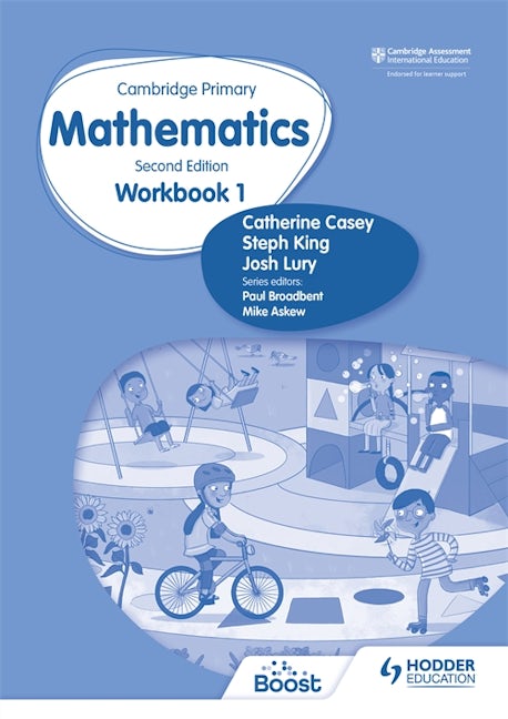 Book cover image for Cambridge Primary Mathematics Workbook 1 Second Edition ISBN: 9781398301153
